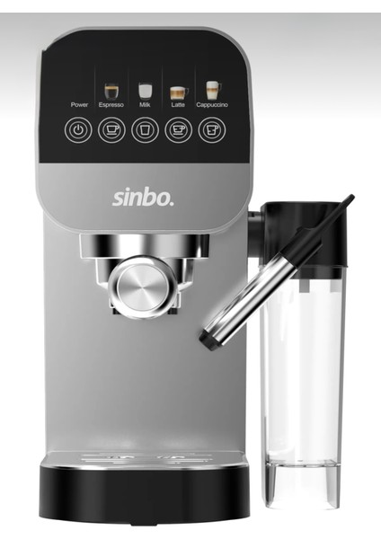 SCM-2983 Espresso Kahve Makinesi Dahili Süt Hazneli 20 Bar Barista Kollu fırsatları