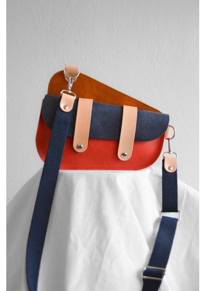 Hakiki Deri Askılı Çanta - Saddle Bag - Pueblo Deri - Renkli modelleri