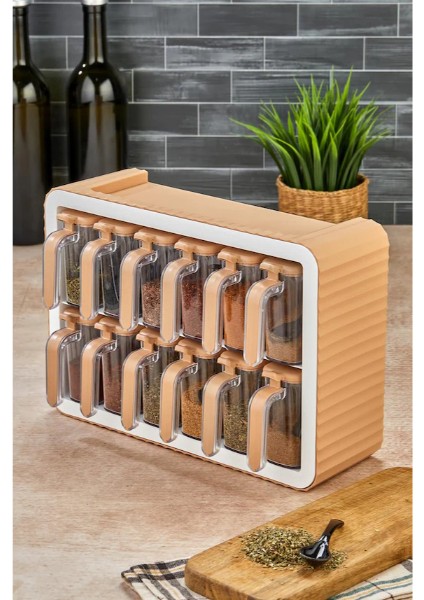 12'li Standlı Kaşıklı Baharatlık Seti indirimleri