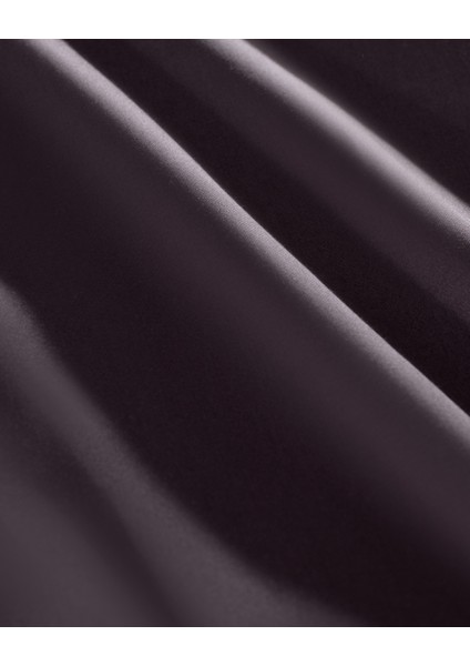 Verne King Size %100 Pamuk 208 Tc Baskılı Saten Nevresim Takımı - Beyaz/mürdüm