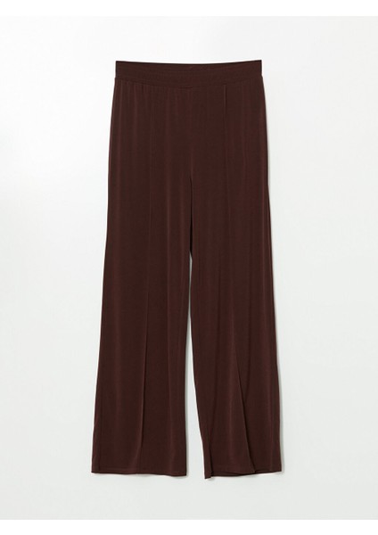 Yeni Sezon Beli Lastikli Genis Paca Kadin Pantolon - S5LY25Z8