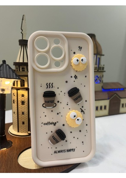 Iphone 15 Pro Max Kabartma Figürlü Kaliteli Silikon Telefon Kılıfı fiyatları