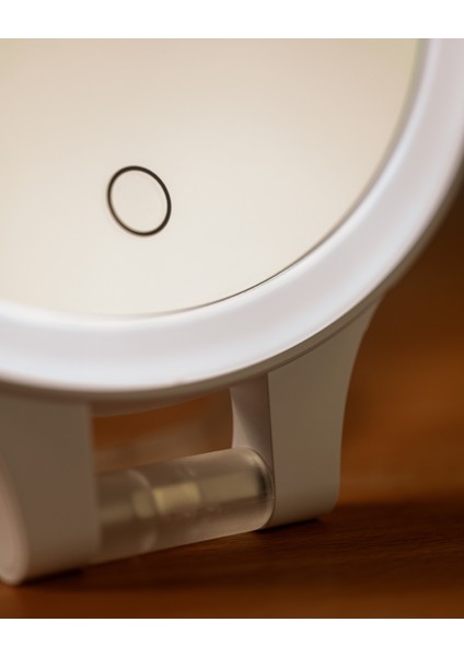 Mirin Ledli Ayna - Beyaz