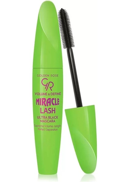 Volume & Define Miracle Lash Ultra Black Mascara Maskara