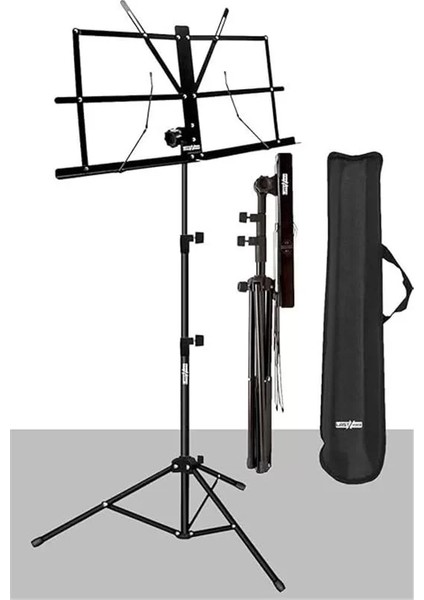 NT-106 Tel Nota Sehpası Makaslı (Taşıma Çantalı)