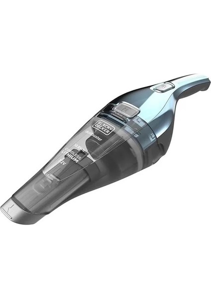 Black + Decker NVC220WBC-QW 7.2V 2AH Dustbuster Şarjlı El Süpürgesi, Metalik Mavi