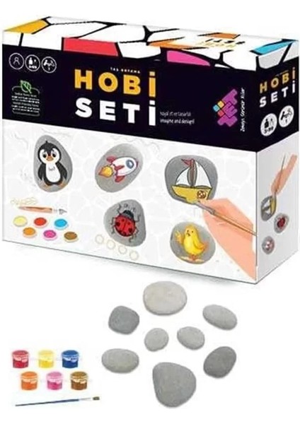 Hobi̇ Seti̇ Taş Boyama