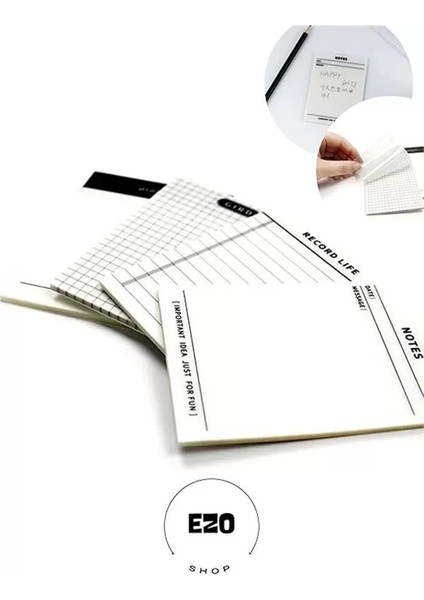 Şeffaf Yapışkanlı Post It Not Kağıdı Postit Gridnot Post-It (Grid) fiyatları
