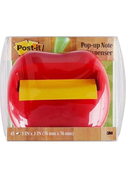 Post-It Apfelfoermiger Hazne Z-Notes 76 x 76 mm fiyatları