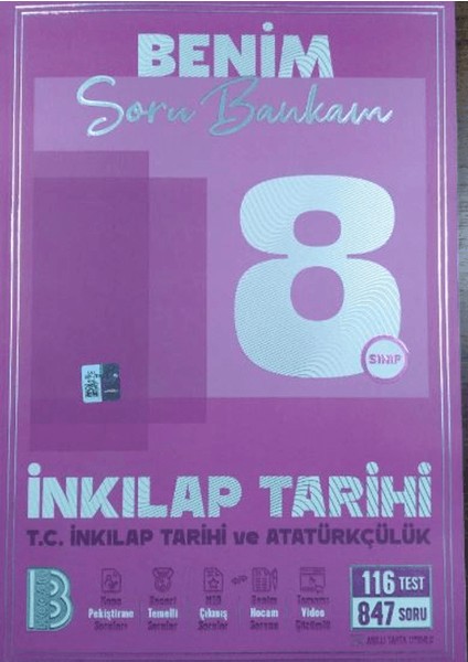8. Sınıf Benim Soru Bankam Inkılap Tarihi