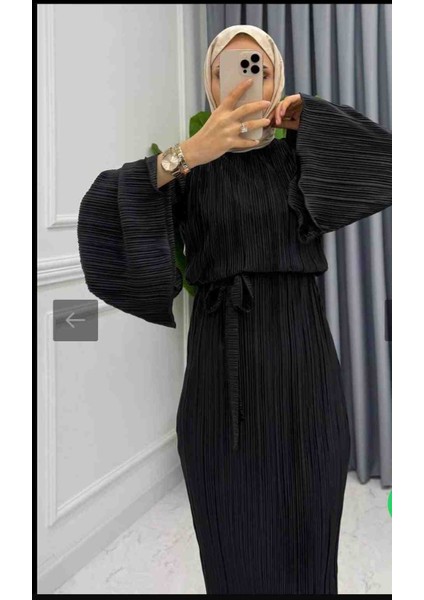 Ispanyol Kol Pliseli Bayan Elbise fiyatları