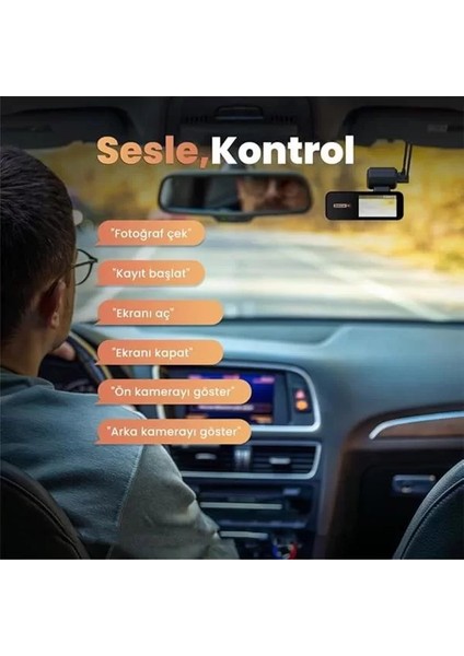 360 G980H Pro Adas Ön Kamera Gerçek 4K UHD Arka 2k Qhd 170° Geniş Açı Lens Gece Görüşü fiyatları