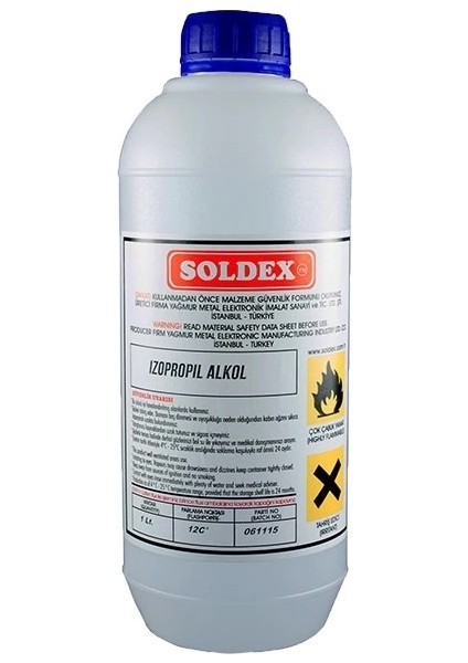 Soldex Izo Propil Alkol 1 Lt (4172)