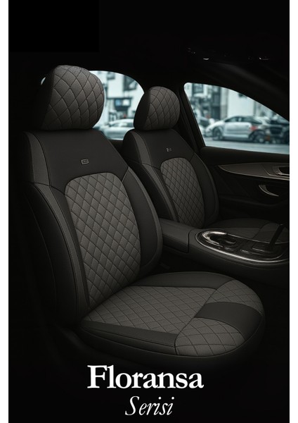 Geely Mk 2006–2012 Floransa Serisi Eviza Füme Koltuk Kılıfı
