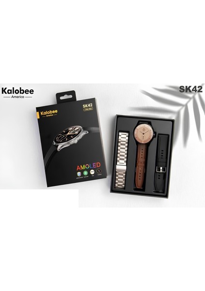 Kalobee SK42 Akıllı Saat AMOLED fırsatları