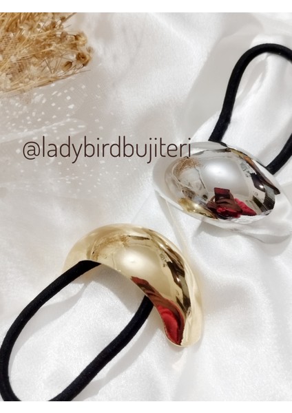 Ladybirdbujiteri Metal Pinterest Kalın Bombeli Lastikli Saç Tokası fırsatları