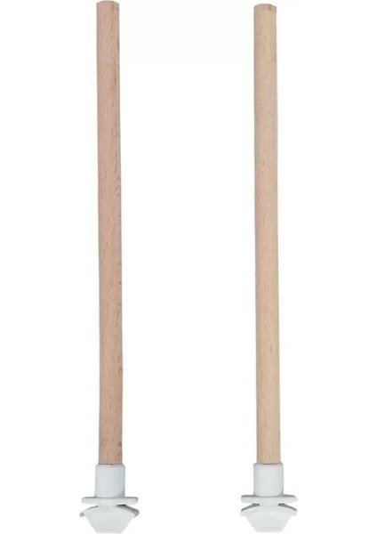 X-Perk Ahşap Kuş Tüneği Kuş Tünek 2 Adet Boy 15 cm Çap 10 mm