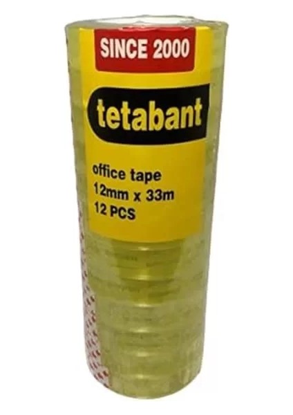 12 mm x 33 M Kirtasi̇ye Banti-12 Adet fiyatları