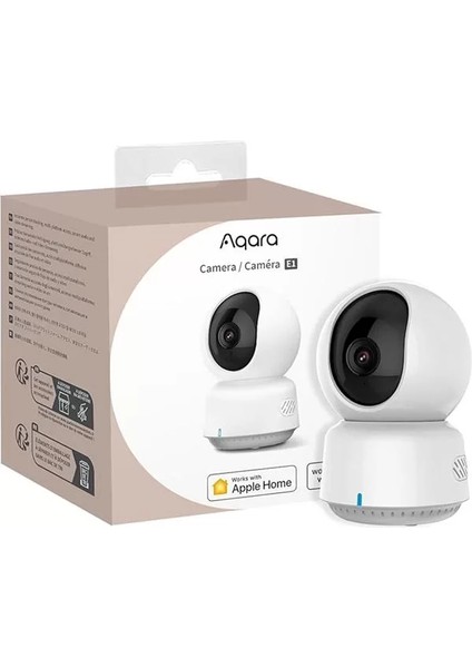 2k Iç Kamera E1, Pan & Tilt, Homekit Secure Video, Çift Yönlü Ses, Gece Görüşü, Kişi Takip