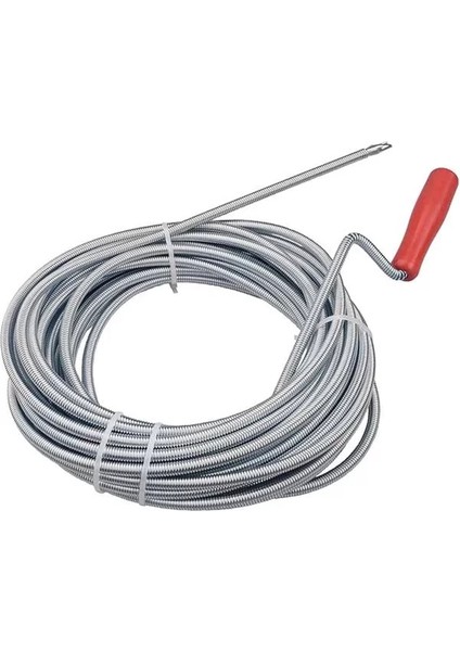 ® 3 Metre Gider Açma Aparatı Spirali Tıkanıklı Açma Makinesi Mutfak Banyo Drenaj Duş Tuvalet
