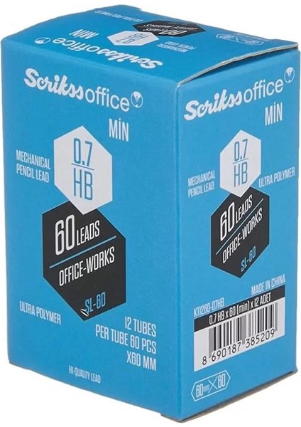 Office SL60 Min 12'lik Kutu Hb 0.7 mm fiyatları