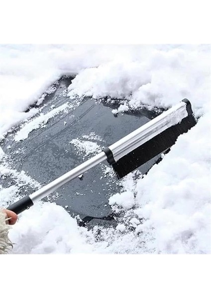 65CM 2in1 Buz Kazıyıcı ve Kar Temizleme Fırçası Don Temizleme Fırcası Araç Buz Kazıyıcı fiyatları