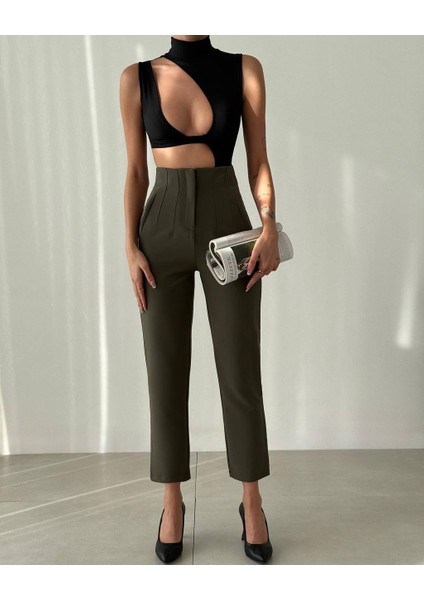 Elite High Waist Kumaş Pantolon