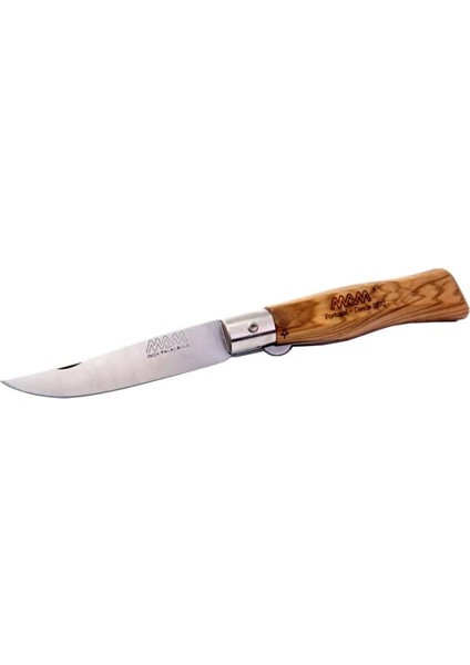 Palaçoulo Filmam Douro 2148 Kahverengi Kamp Çakı 20CM- Manuel, Zeytin Ağacı Sap, Kilitli