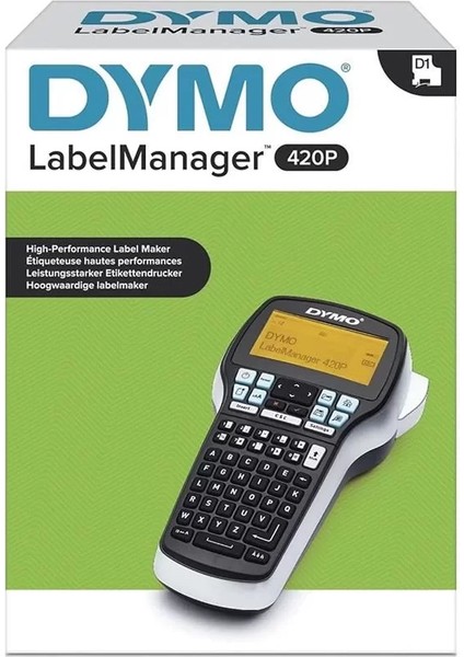 Label Manager 420P, Elde Taşınır ve Pc Bağlantılı Etiketleme Makinesi (6/9/12/19 mm D1 fiyatları