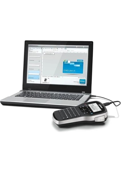 Label Manager 280P, Elde Taşınır Pc Bağlantılı ve Şarj Edilebilir Etiketleme Makinesi (6/9/12 fiyatları