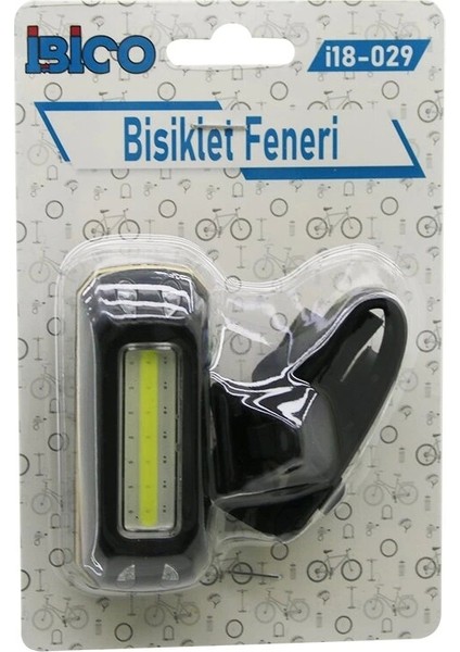 Bisiklet Feneri Pilli 4 Fonksiyonlu= Renkli - Beyaz - 2 Sitil Sinyalli Işık
