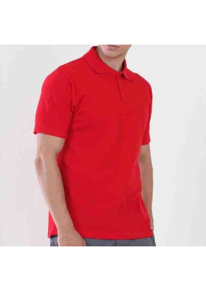 Kırmızı Erkek Polo Yaka Kısa Kollu Tişört fiyatları