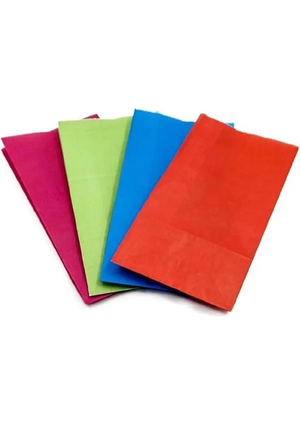 15X29 Karışık Renkli Hediyelik Kese Kağıdı (12'li Set)
