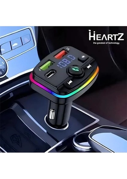 Fm Transmi̇tter Modulator Araç Fast Quick Charge Hizli Şarj Flash Bellek Mi̇cro Sd Mp3 Player fiyatları