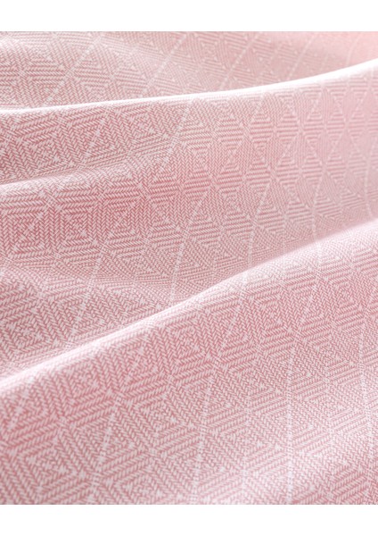 Odette King Size %100 Pamuk Ranforce Baskılı Nevresim Takımı - Pudra modelleri