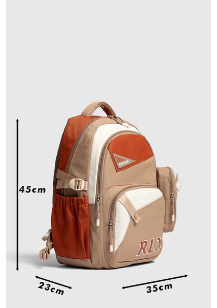 RLX-1510 Unisex Okul Sırt Çantası Öğrenci Günlük Seyahat Tatil Spor Yürüyüş Seyahat Gezi Kamp Günlük