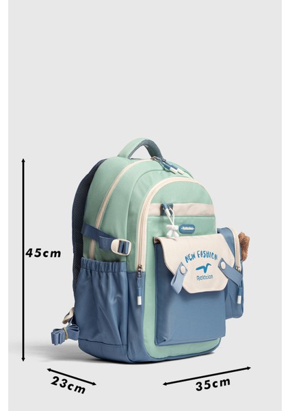 RLX-1513 Unisex Okul Sırt Çantası Öğrenci Günlük Seyahat Tatil Spor Yürüyüş Seyahat Gezi Kamp Günlük indirimleri
