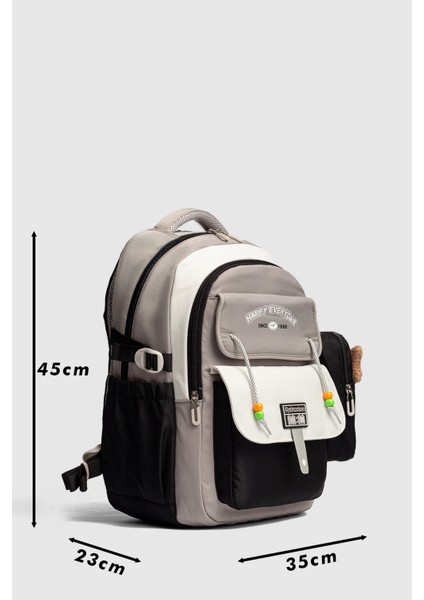 RLX-1515 Unisex Okul Sırt Çantası Öğrenci Günlük Seyahat Tatil Spor Yürüyüş Seyahat Gezi Kamp Günlük