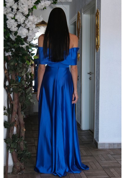 Saks Fiyonk Yaka Taş Detaylı Abiye 9705541.26 indirimleri