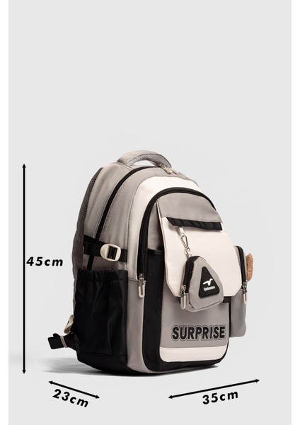 RLX-1514 Unisex Okul Sırt Çantası Öğrenci Günlük Seyahat Tatil Spor Yürüyüş Seyahat Gezi Kamp Günlük