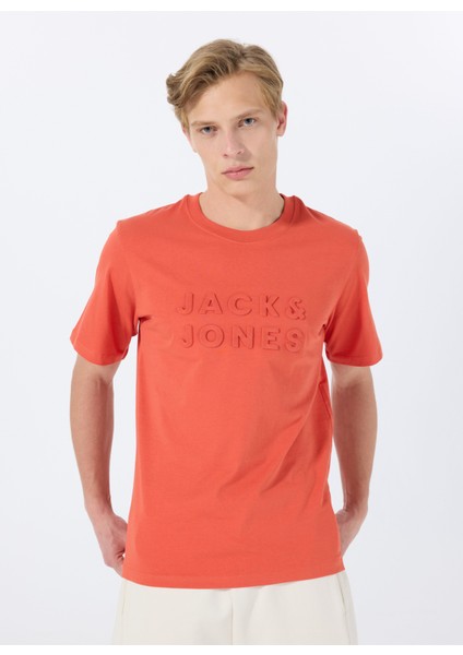 Bisiklet Yaka Kırmızı Erkek T-Shirt 12288523_JPRBLUPACER Tee Ss Crew Ne