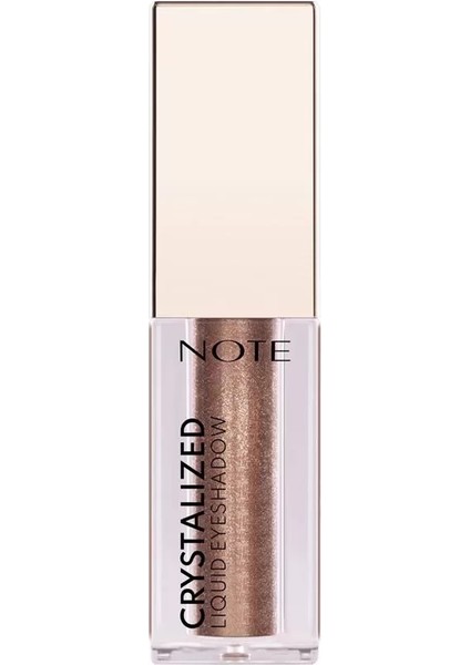 Crystalized Liquid Eyeshadow Likit Metalik Göz Farı, 08 Vintage Bronze