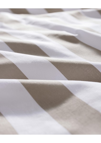 Avignon King Size %100 Pamuk Ranforce Baskılı Nevresim Takımı - Haki modelleri