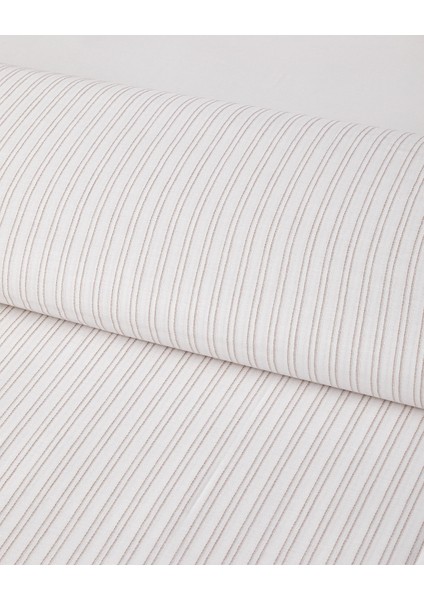 Stitch Line Ipliği Boyalı Çift Kişilik Nevresim Takımı 200X220 cm Bej modelleri