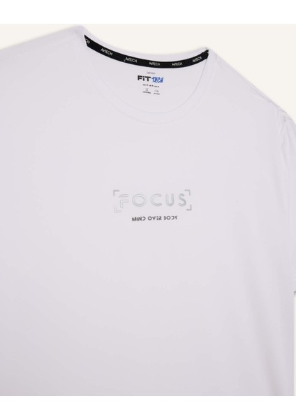 Fit Standart Fit Yumuşak Tuşe Bisiklet Yaka Baskılı Kısa Kollu Tişört C9268AX25AU fiyatları