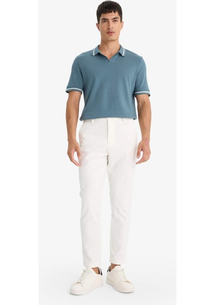 Regular Fit Polo Yaka Bubble Kısa Kollu Tişört F6265AX25SM fiyatları