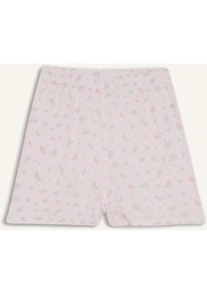 Regular Fit Pijama Takımı Kısa Kollu Viskon Üst Şort-Fall in Love F6986AX25AU modelleri