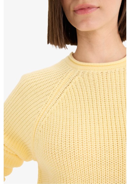 Coool Regular Fit Bisiklet Yaka Triko Kazak L2567AZ25WN indirimleri