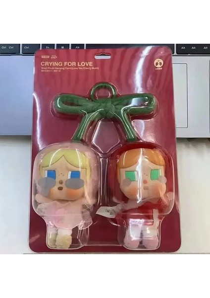 Yeni Crybaby Seni Seviyorum Kiraz Çok Seri Moda Asılı Kartı Sevimli Peluş Bebek Kolye Çanta Yüksek Kaliteli Çoğaltma Anahtarlık Hayranları Hediye Color: Opp Çanta (Yurt Dışından)
