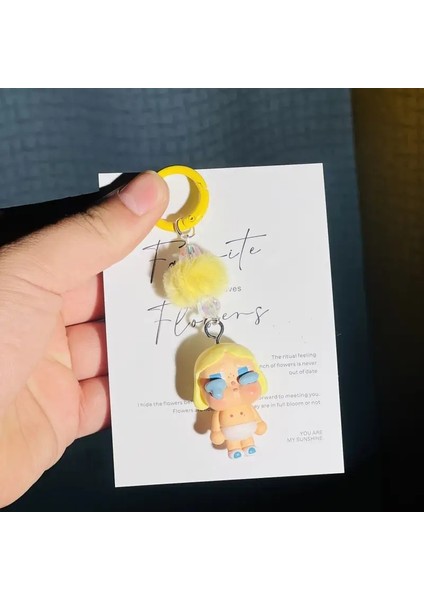 Yeni Kawaii Crybaby Keychain Serisi El Taşınağı Modaya Gizli Oyuncaklar Sevimli Çocuk Bebek Ev Dekası Kız Arkadaş Doğum Günü Hediyesi Yeni Hediye Renk: C (Yurt Dışından)